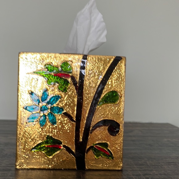 Hand Crafted Other - Metal Tissue Holder!